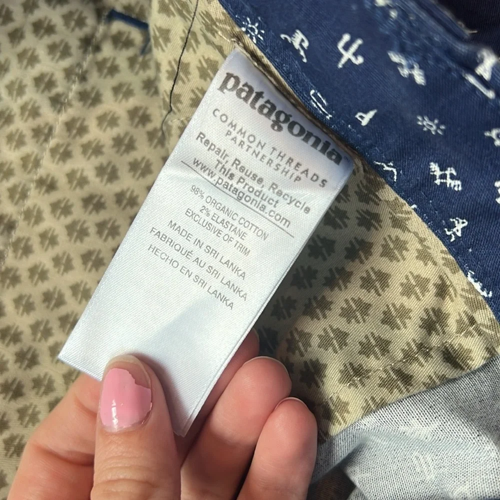 Patagonia Organic Cotton Printed 4” Shorts